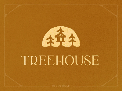 Treehouse Brandmark branding brandmark builder forest house lettering logo logos maple syrup nature organic outdoors serif sunrise tree tree house treehouse trees