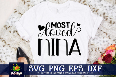 Most loved nina SVG most loved nina svg