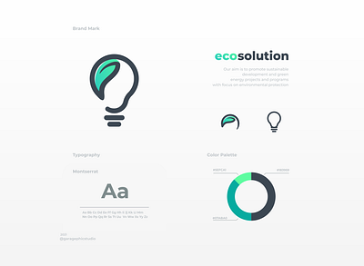 Ecosolution brand branding design graphic illustration inspiration logo ui ux vector