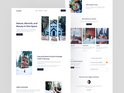 Cootels - Minimalist Website Landing Page best landing branding clean landing clean website conversion cootels hotel landing landing page minimalist minimalist website property rent ui ux web web app website website landing page website page