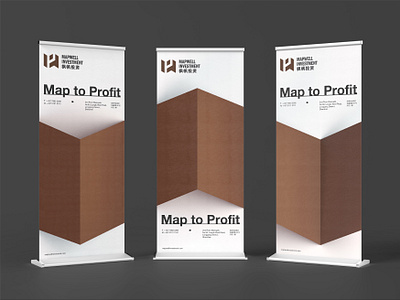 Mapwell Investment Branding Pt 22 3d brandesign branding c4d design geo shapes layout logo logodesign poster rollup rollupdesign shapes simpleshapes typography vi visualidentity