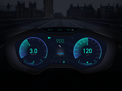 Car dashboard design 车载仪表设计 design figmadesign hmi icon illustration ps sketch ui 原创图标设计 汽车 沉浸感 车载