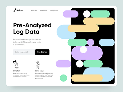 Data Analysis Saas Landing page design analysis bigdata chat clean communication data defi design fintech landing page minimal saas saas landing page software team management tool ui web web flow website