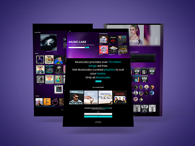 Music.Labz front end live website project web web design