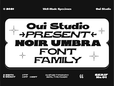 Noir Umbra creativemarket design font vector