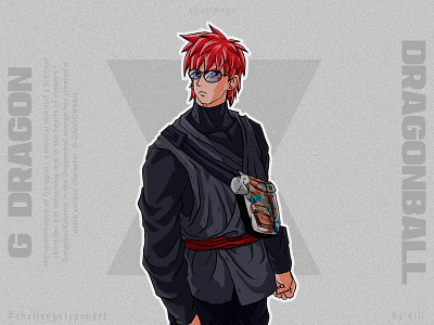 CHALLENGETYPEOART : GDRAGON x DRAGONBALL digitalpainting illustration