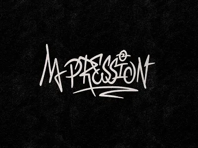 M-Pression 20 - Logo designs artist design digitalart graphicdesign handdrawn handlettering lettering logo logotype music photoshop procreate textures type typography