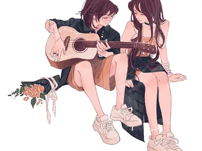 sing yesterday for me characterdesign comics design graphicnovel illustration inking