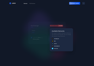 DeFi app blockchain ui design ux design