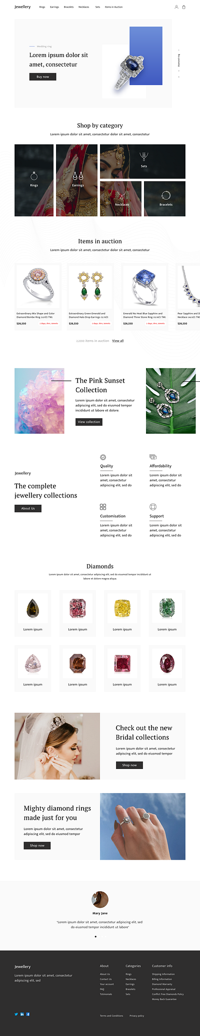 Website blockchain ui design ux design