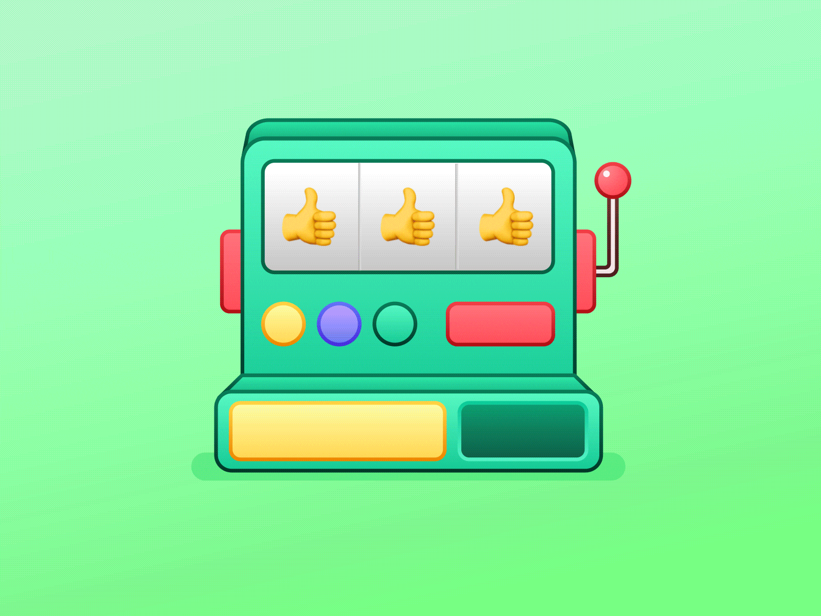 Animating a Slot Machine🎰 animation illustration motion graphics ui