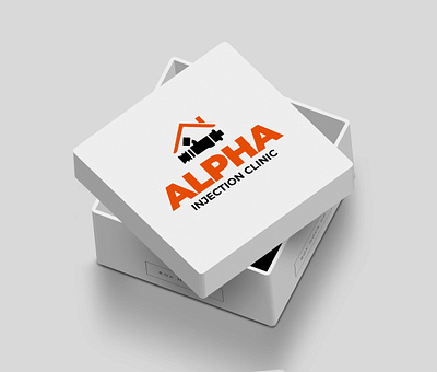 Alpha Injection Clinic Packaging 3d branding design graphic design illustration logo typography