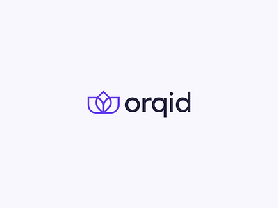 Orqid branding design flower illustration logo logo design logo mark minimal minimalist orchid orqid