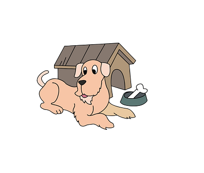 Golden Retriever Dog Vector animal vector design graphic design illustration illustrator file illustrator png svg format vector art