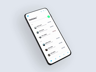 Vehicles mobile App UX UI Design 🔊 animation app brasil brazil canada car list maintenance managing new york product design são paulo ui uidesign uiux vehicle