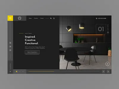 Architecture Webpage Concept architecture landing page site design ui ui design web design