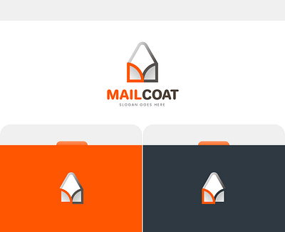 Mail Coat Icon & Logo Design branding design icondesign illustration lettering logo logo design mail icon messageicon typography typography logo ui vector