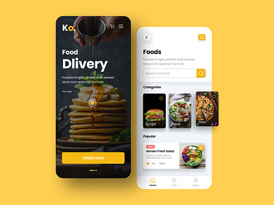 Food delivery app UI app design design mobile app design mobile app ui ui uidesign user interface ux uxdesign