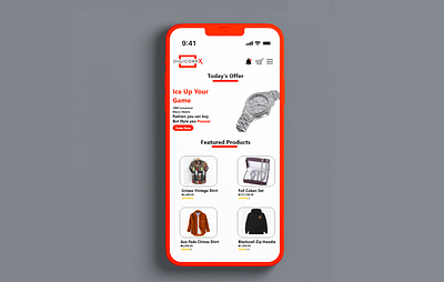 An E-Commerce App adobexd app branding design ecommmerce graphic design illustration logo ui ux vector