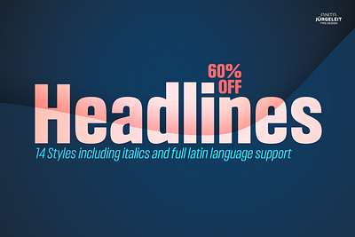 Headlines Font Family bold condensed design editorial font fonts fonts for commercial headlines title type design typeface typography ux design variable fonts