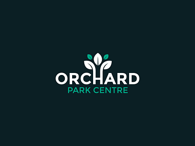 Orchard Park Center brand identity brandingbrand identity creative logo graphic design green logo leaves logo logo logo design minimal logo minimalist logo orchard logo plant logo royal logos tree logo