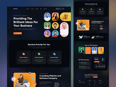 Agency Website Landing Page Design agency landing page best shot creative agency digital agency ecommerce header exploration homepage illustration landing page landing page design landingpage marketing agency online store ui uiux web design web page website website design website ui