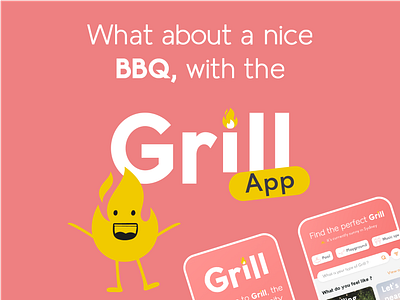 Grill - App barbecue bbq design designer illustration iphone marseille martin phone pontegnier product design sketch ui ux