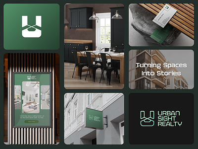 Urban Sight Realty: Visual Identity brand identity branding graphic desing indian logo real estate visual identity