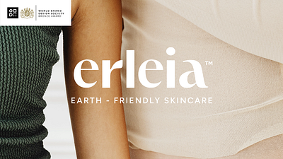 Erleia, Earth-friendly Skincare brand identity brand world branding creative agency design graphic design logo logo design packaging packaging design skincare packaging