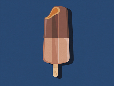 80s Langnese Ice Cream illustration vector