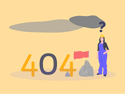 Weekly Warm-Up | Custom 404 Illustration 404 clean colourful design error graphic design illustration images minimal modern not found professional ui ux vector website