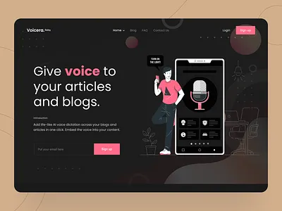 Web header design / Dark Version header header design header exploration headers home page design landing landing design landing page landing page design landingpage popular design typography ui web web design webdesign webheader website website design