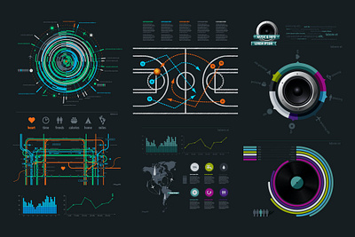 Vector infographics element 3d business clean collection data designdocument development element icon illustration infographics internet isometric layout mobile modern tools ui vector visualization