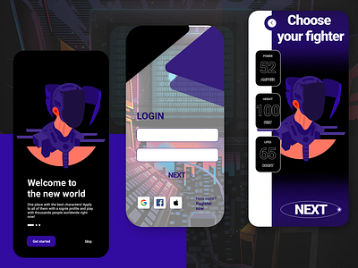 Retro game concept design game mobile retro ui