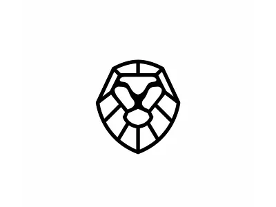 minimalist lion head logo awesome branding character cool design gold graphic design head icon illustration illustrator king lion logo minimal minimalist ui ux vector wild