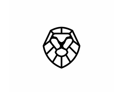 minimalist lion head logo awesome branding character cool design gold graphic design head icon illustration illustrator king lion logo minimal minimalist ui ux vector wild