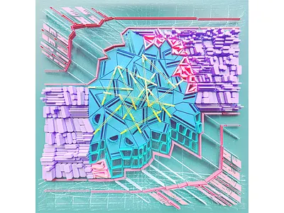 FCS-DIV-5 3d abstract affinity photo art cgi digital keyshot qcad rendering rhino3d © shockjoy