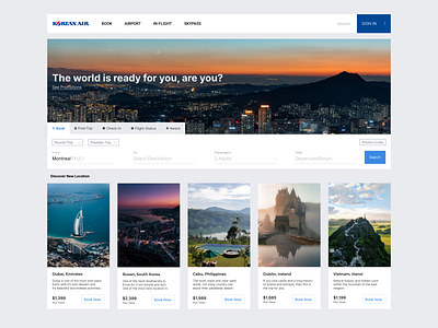 Airline redesigned for Korea Air adventure airline app branding design hotel icon illustration koreaair logo redesigned travel typography ui ux vector