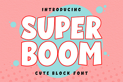 Super Boom Display Font creative font hand drawn line modern pen