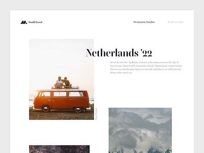 Travel - Minimal design interface ui ui ux user interface