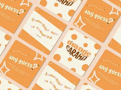 Orange Caramel brand branding design flat graphic design illustration illustrator logo ui vector