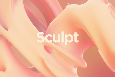 Sculpt: Silky Smooth Formations 3d abstract abstraction aesthetic complex cyclone design fluid formations gooey gradient gyration movement organic revolution sculpture shape shapes silk silky