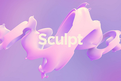 Sculpt: Silky Smooth Formations 3d abstract aesthetic background backgrounds branding complex cyclone design fluid geometric gradient illustration organic sculpture shape shapes silk silky vector