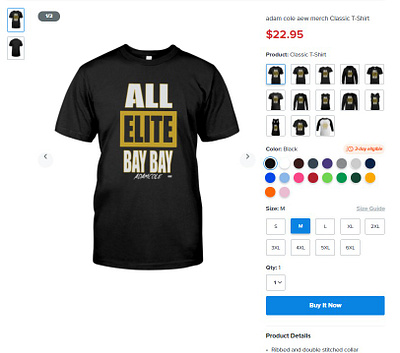 adam cole aew t shirt 3d adamcoleaewshirt adamcoleaewshirts adamcoleaewsmerch animation branding graphic design logo motion graphics ui