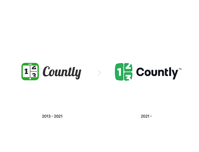 Countly Logo Evolution (2021) brand identity branding brandmark compare concept evolution flat identity illustration logo logomark logotype new rebrand redesign refresh typography vector