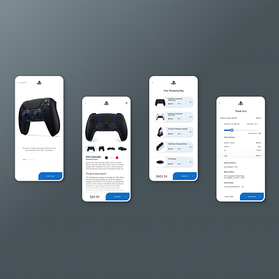 Playstation shop app clean design ui ui design ux ux design web design