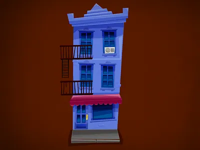 NY style building 2d affinity affinity designer building city digital 2d digital art game art illustration ipad ipad pro new york ny procreate texture urban vector vectorart
