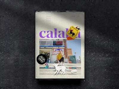Calaka Wear — Magazine brand branding design identity illustration logo logotype magazine menta picante street