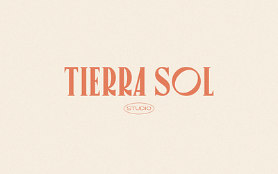 Tierra Sol Studio — Logotype brand branding design graphic design identity illustration logo logotype menta picante vector