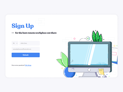 Sign Up challenge dailyui figma sign up ui